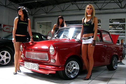 Trabant 601 po delikatnym tuningu i pi kne polskie dziewczyny zdj cia auta