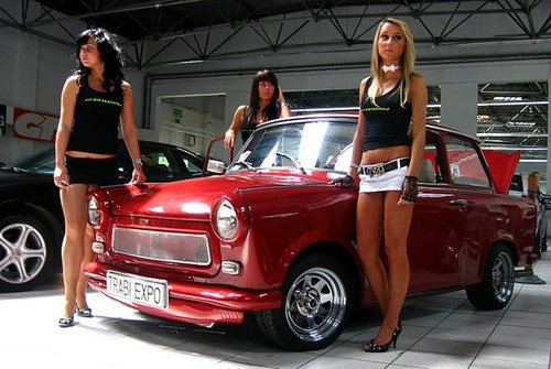  pochodz z imprezy Tuning Show Krak w 1718V2008 Trabant samoch d 