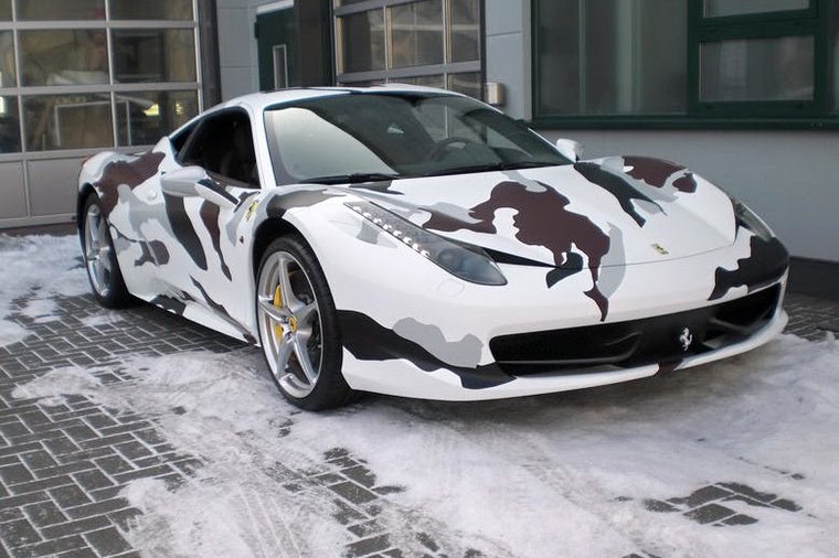 Ferrari 458 Italia Camouflage